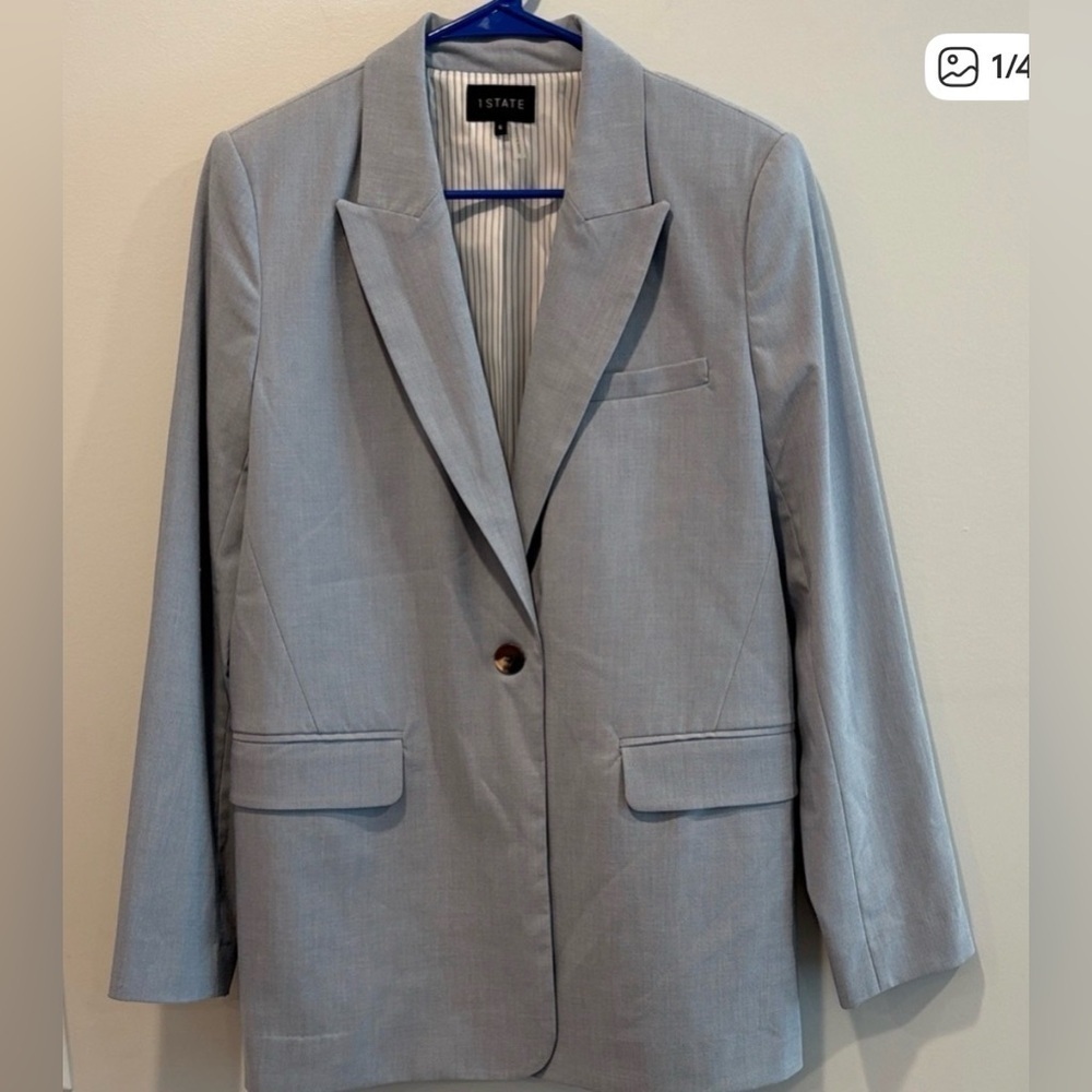 1. State Light blue Blazer - Picture 5 of 5